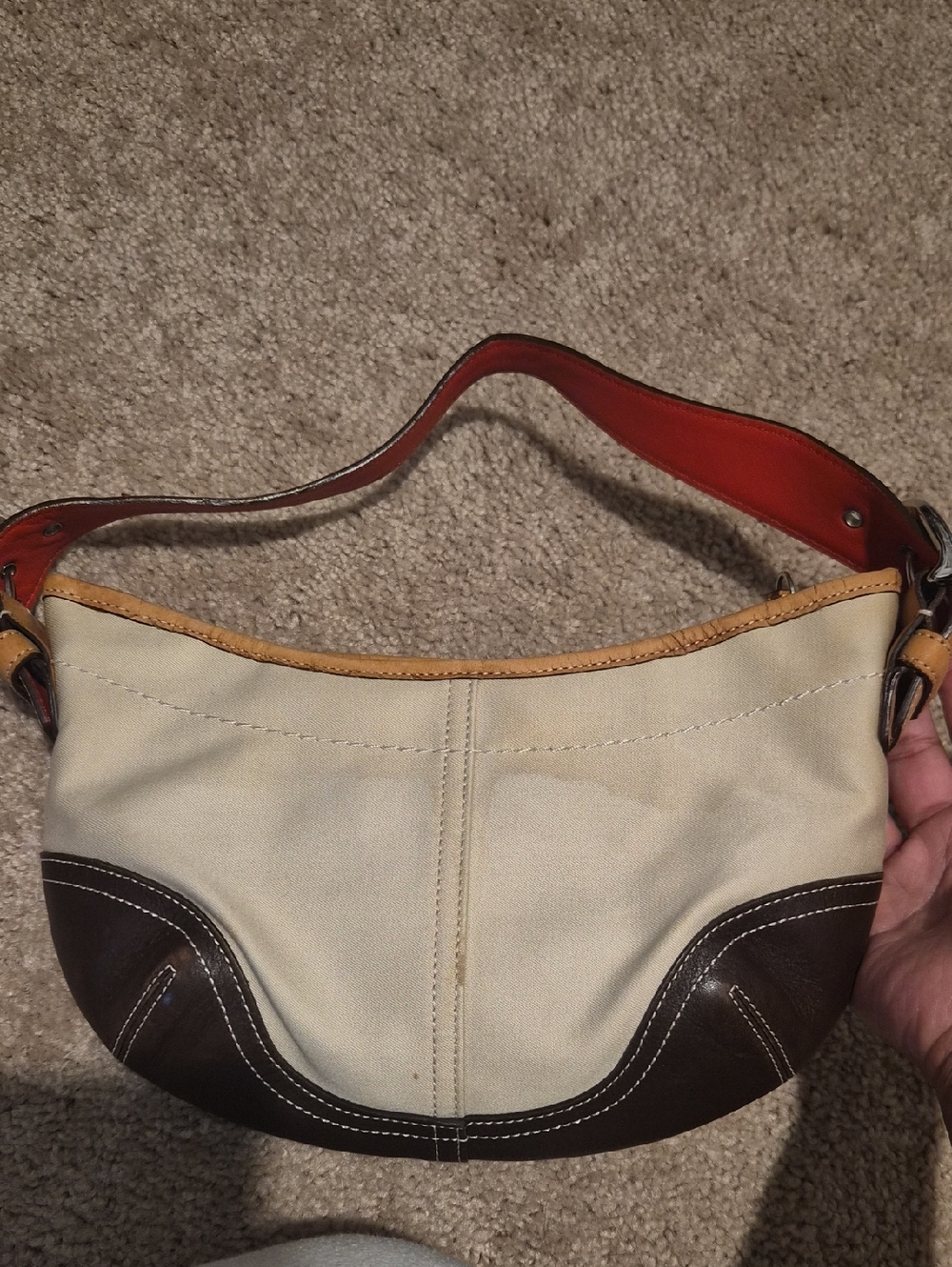 **PLEASE READ**                                 Coach Soho mini crescent hobo